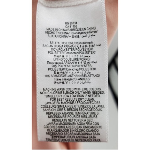 BCBGMaxazria Womens Dress Sleeveless Hankerchief Blue Pink Size Medium - Picture 8 of 9